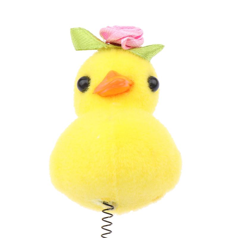 Милая флокированная маленькая желтая утка, плюшевая заколка для волос с животными, забавная весенняя клипса в виде утконоса, аксессуары, головной убор для детей