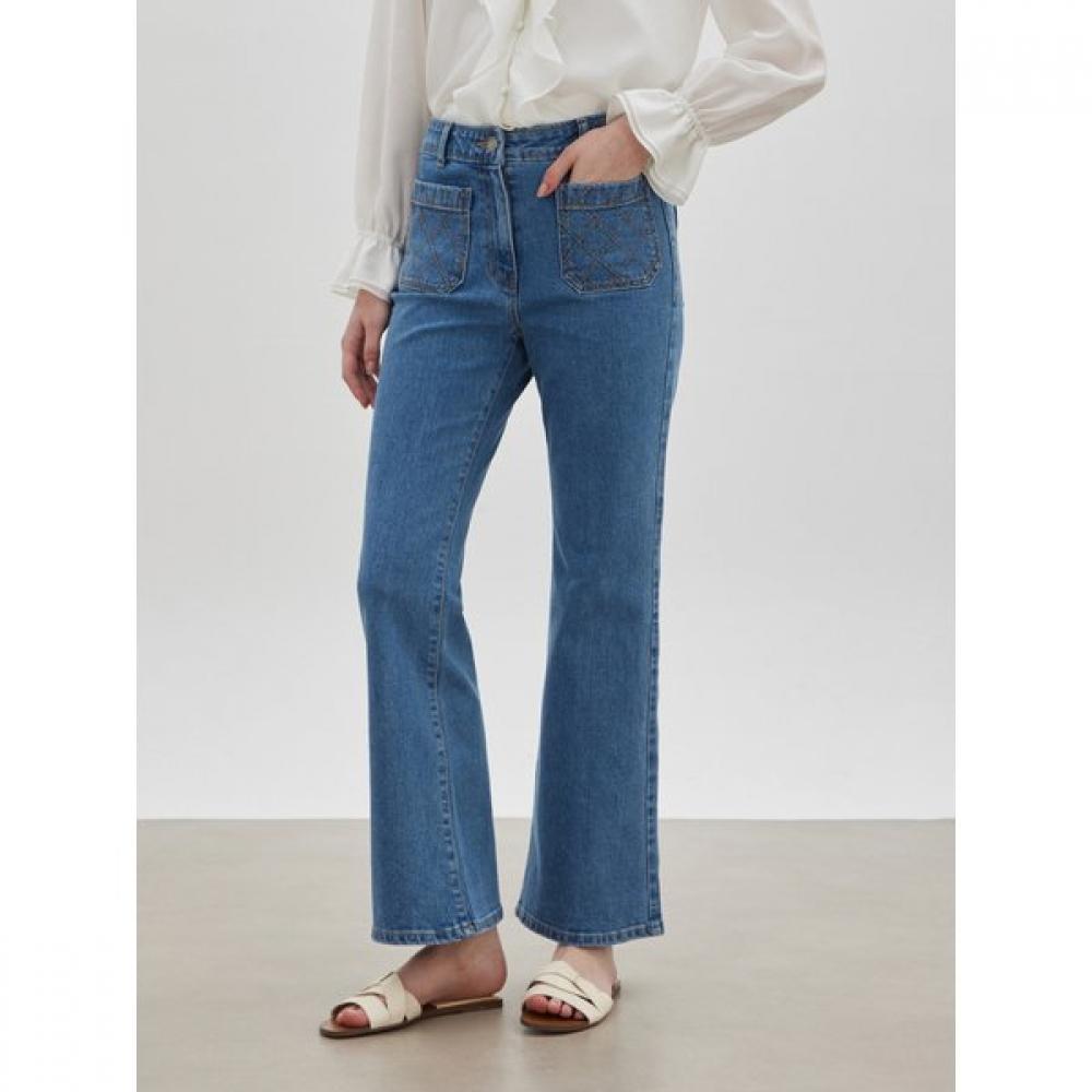 Cc Collect Slim Bootcut Denim Pants Washing C261psa402