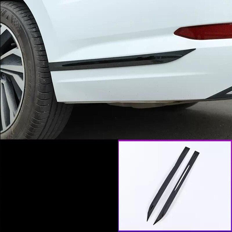 Для VW Jetta MK7 2019 2020 2021 2022 2023 детали 2 шт./лот из нержавеющей стали автомобильный передний задний бампер защитная накладка панель