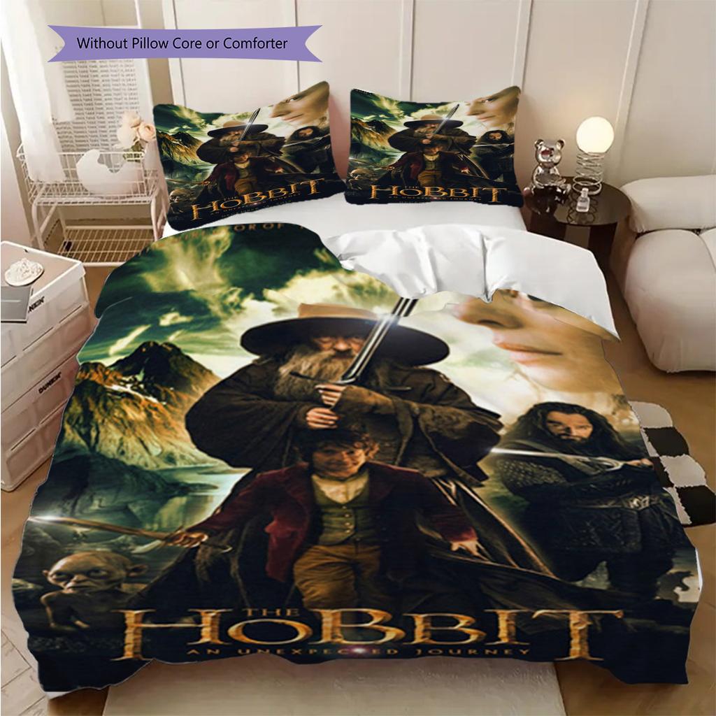 Hobbit Journey Bedding 1 Duvet Cover 2 Pillowcase Without Core Christmas Birthday Gift Soft And Comfortable Bedding Set