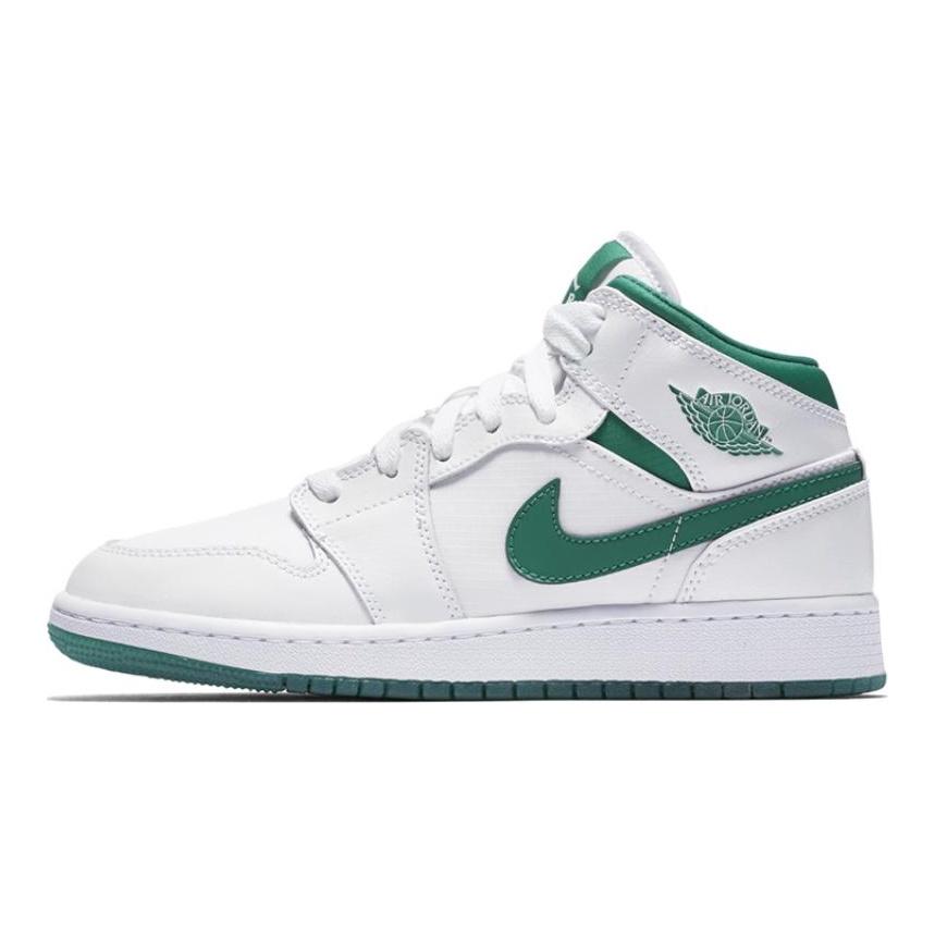 Jordan 1 Mid SE GC Белый Мистический Зеленый GS Jordan CD6760-103