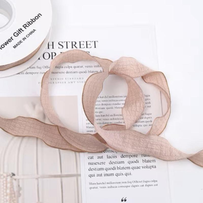 10 ярдов Упаковочные ленты для подарков Упаковка Подарок Цветок Ручная работа DIY Украшения для торта ARI