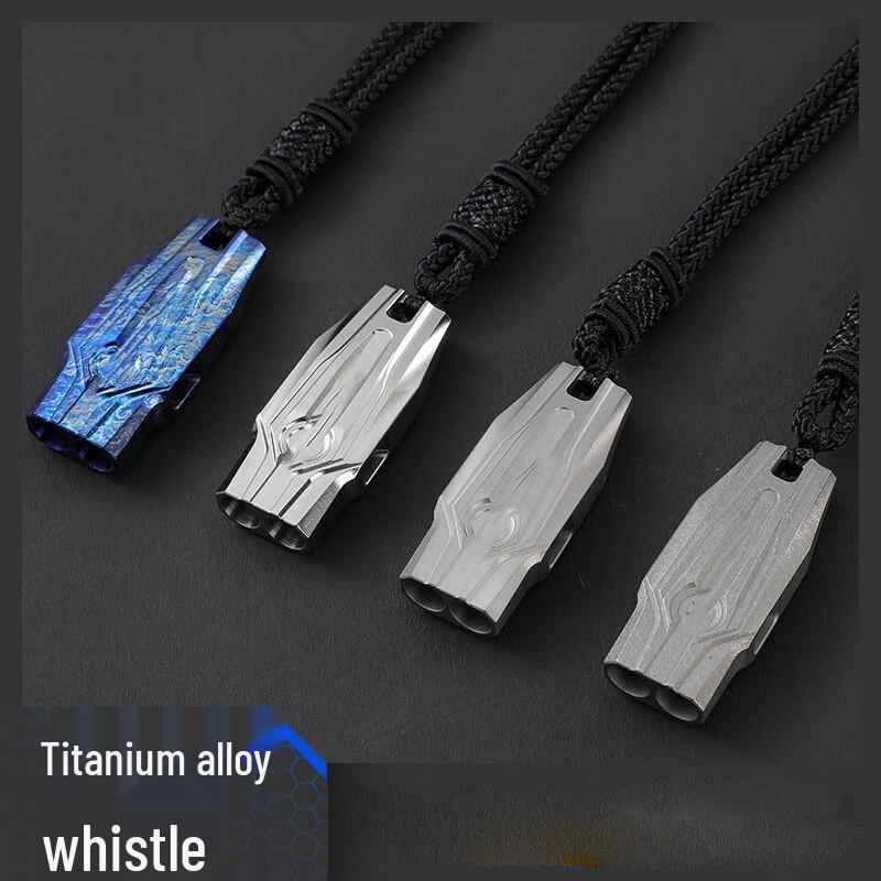 Titanium Alloy Outdoor Survival Whistle