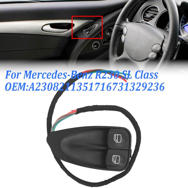 New Left Door Power Window Driver Side Switch Button For Mercedes Benz SL R230 Class Car Accessories 2308211351 A23082113517167
