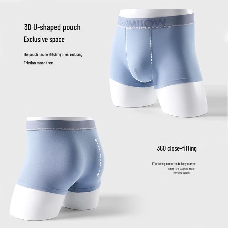 Мужские антибактериальные хлопковые боксеры-брифы MaoRen