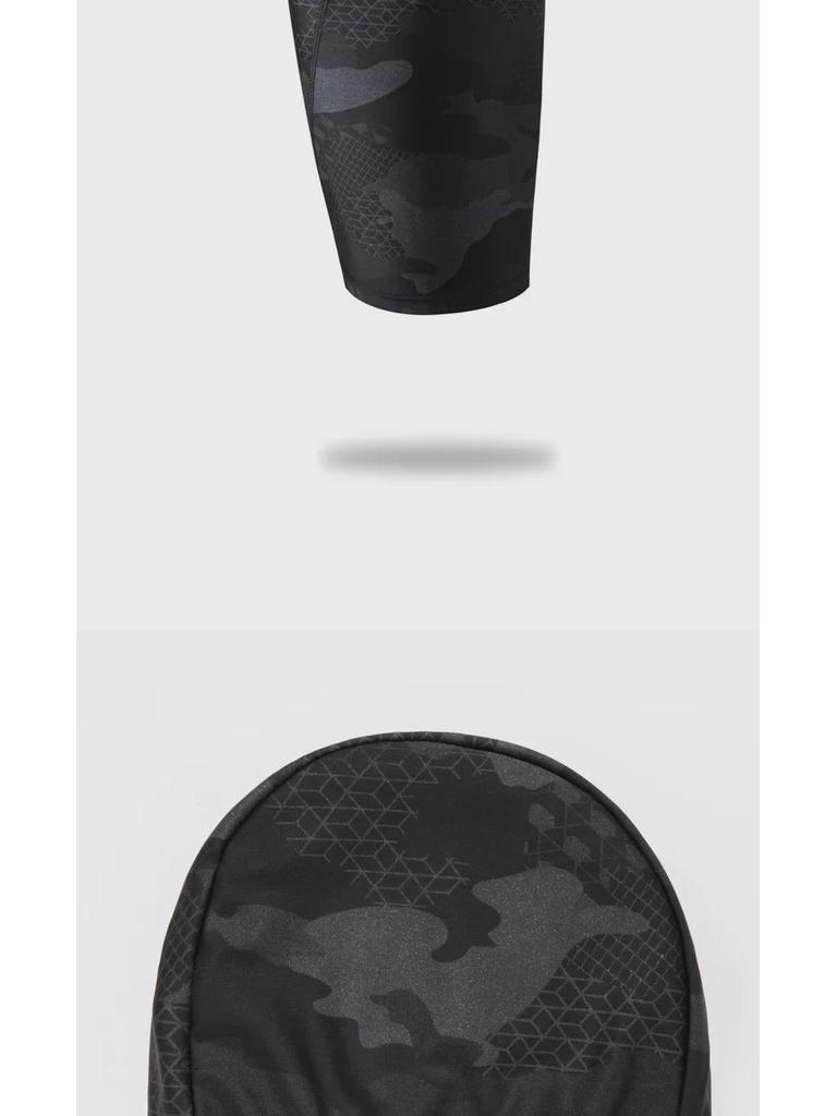 Men's Camouflage Anti-Embarrassment Swim Trunks: Breathable, Large Size, Loose-Fit Boxer Shorts