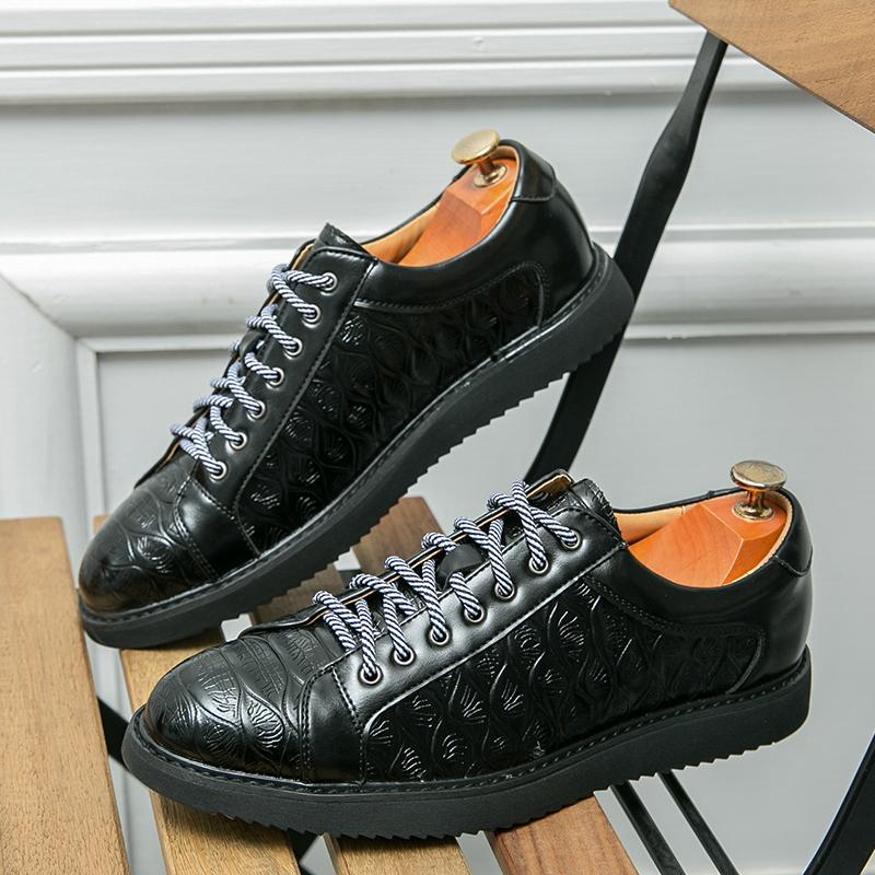 Мода Новые Мужские С Принтом Патентная Кожа Повседневная Обувь Мужские Лоферы для Ходьбы Кроссовки Tenis Masculino Zapatos Hombre