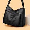 Women's Soft Leather Bag Middle-Aged and Elderly Mother's Shoulder Bag Small Square Bag