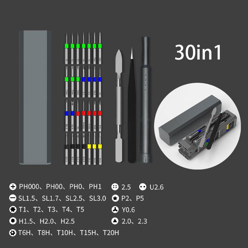 Набор прецизионных отверток 8 30 40 44 в 1 Torx Hex Phillips Магнитные биты для отверток Телефон Часы Ноутбук Мини Набор инструментов для ремонта