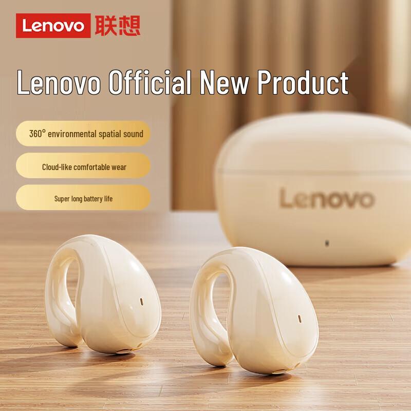 Lenovo TC3403 Ear-Clip Sports Noise-Cancelling Bluetooth Earbuds