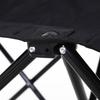 6 Seat Folding Sports Bench Portable Sports Team Bench Spectator Chair with Cooler Bag and Carrying Bag for Outdoor Picnic Camping - Black