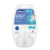Cross Chicco Perfect5 Anti-Colic SIlicon Teat 2pc (2m+ Med Flow)