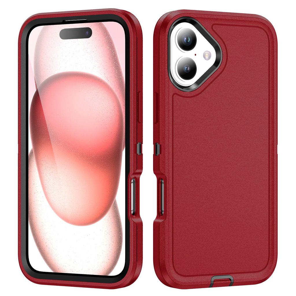 Для iPhone 16 Чехол ПК+Силикон+ЭВА Защита военного класса Чехол для телефона