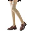 Winter Warm Long Socks Tube Thick High Tube Over Knee Knee-Length Hosiery Socks Terry Solid Color Women Thicken Calf Socking