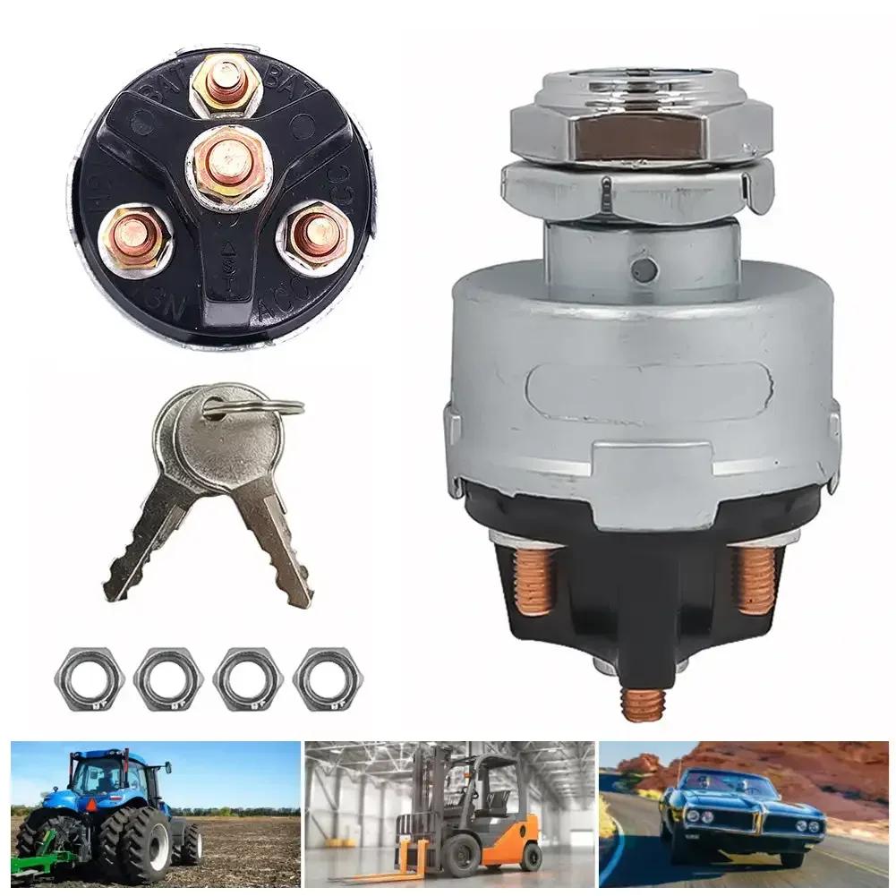 4-позиционный универсальный автомобильный ключ зажигания с ключами 12 В, Acc/Off/IGN, Start для тюнинга тягача погрузчика грузовика автомобиля инструменты