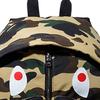 A Bathing Ape Bape Камуфляж Принт Акула Молния Цветные Блоки Множество Карманов Нейлоновый Рюкзак Унисекс Рюкзак Камуфляж-Желтый 182038D