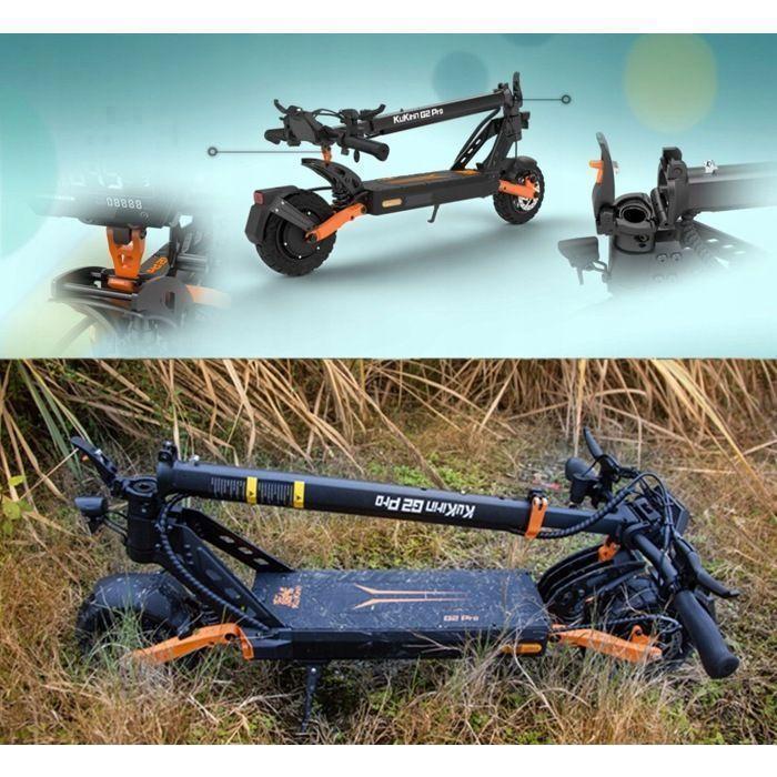 Scooter électrique Kukirin G2 Pro vmp - Roues de 9 pouces - Moteur 500 W -- Batterie 48 V - 15,6 Ah - Vitesse maximale 25 km/h.