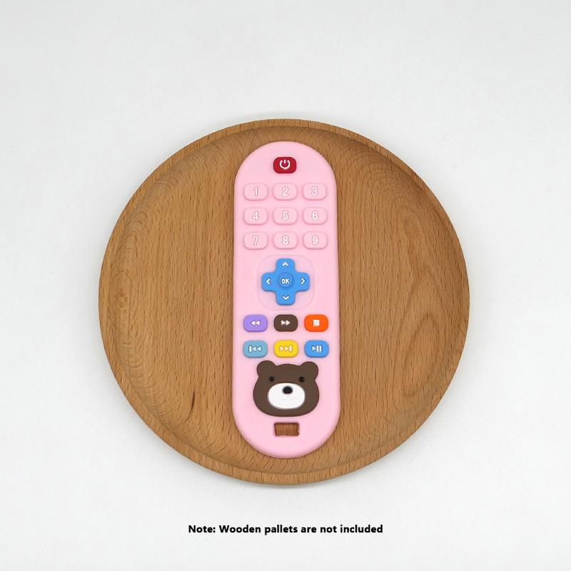 1/4pcs Children's teething remote control silicone material baby teething toys simulation remote control toys teething teether