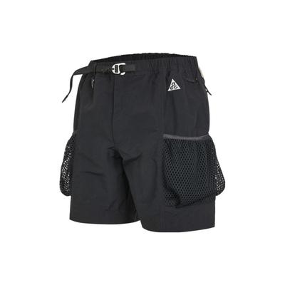 ACG Cargo Pocket Свободные дышащие повседневные шорты Мужские брюки Черные DV9406-010