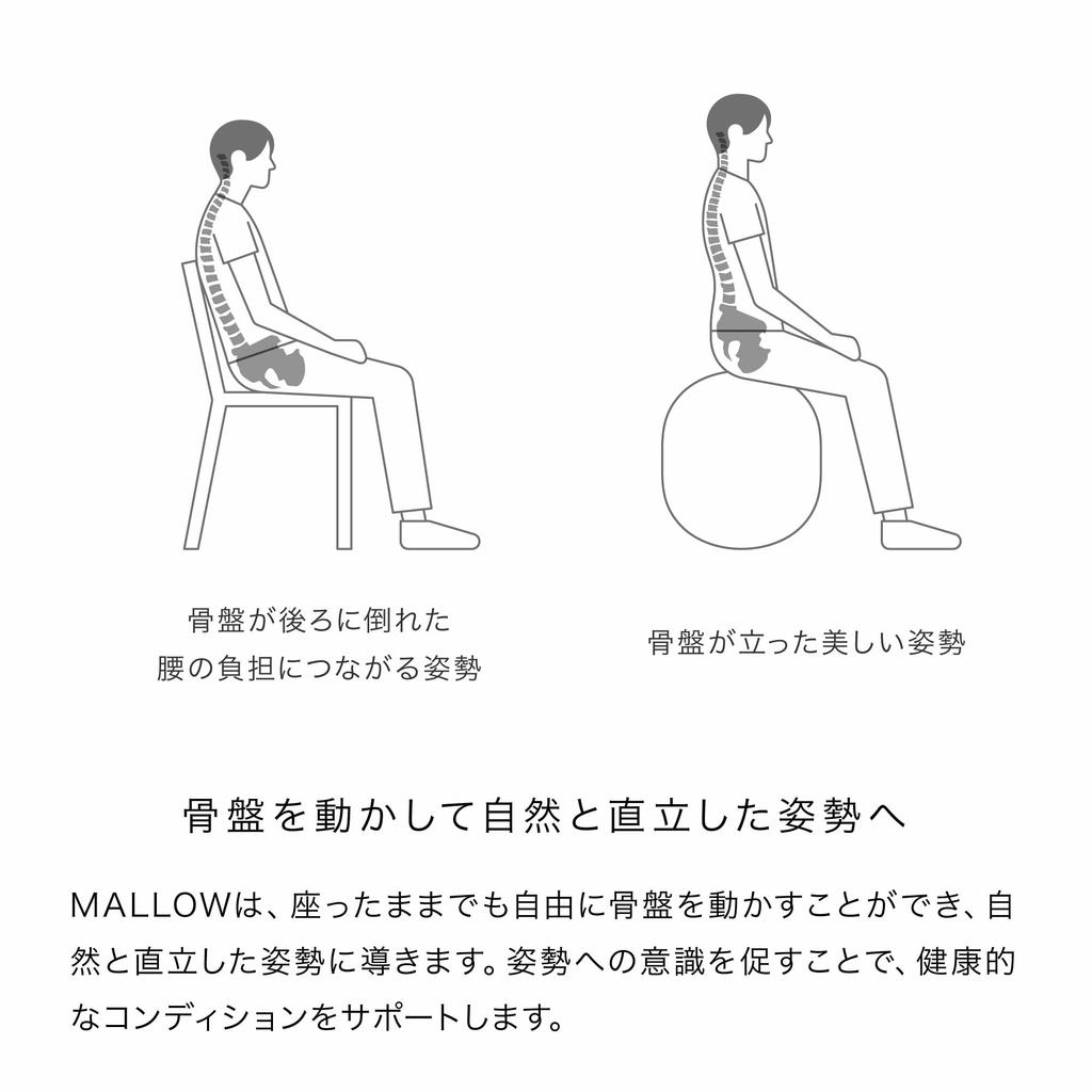 And Medical MALLOW MINI Knit Balance Ball Chair Balance Cushion Exercise Posture Support Office Desk Work Stretching Kids Gift Knit