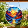 Collectible Puzzle Pendant Acrylic Suncatcher, Colorful Window Hanging, 7.48 Inch Sun Catcher Decoration Ornament, Ideal for Gifting And Home Decor
