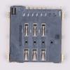Mup-C792 Micro Sim Card Connector Patch Self-Piercing 6+1 P Sim Card Slot Socket
