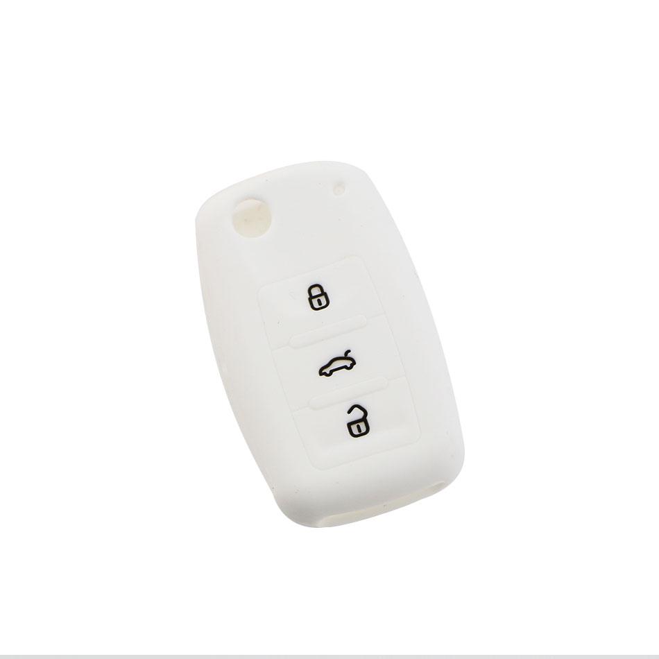 Car Key Cover Case Holder Keychain for VW Volkswagen Polo Golf Passat Beetle Caddy T5 Up Eos Tiguan Jetta for Skoda Octavia A5