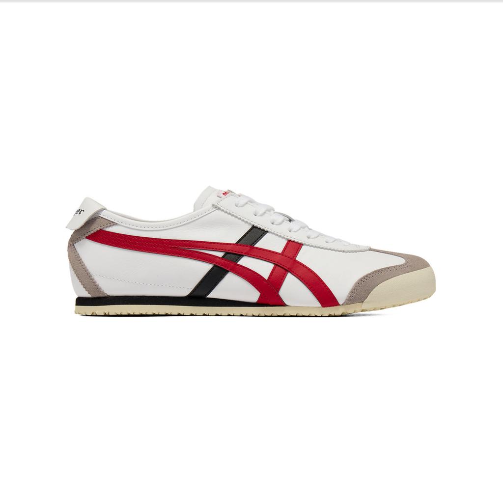 ONITSUKA TIGER Кроссовки Mexico 66 Белые Классические Красные Унисекс 1183C102_105