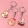 Пасхальный кролик Пасхальный кролик Пасхальный брелок Морковь Акриловый кулон в виде кролика Пасхальный кролик Брелок Ювелирный подарок