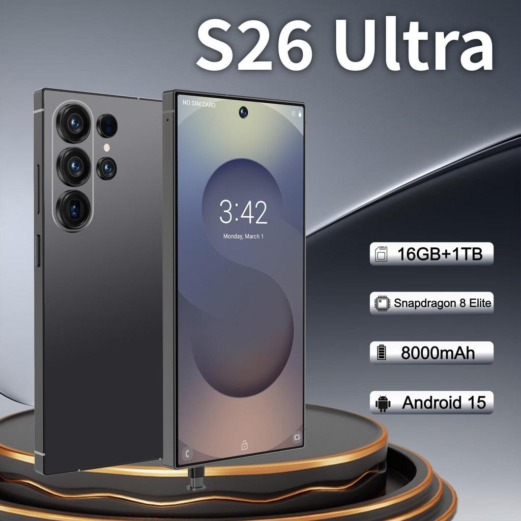 2026 S26Ultra: Android-смартфон с большим экраном и встроенным стилусом