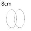 Women 3-10cm Small Big Circle Hoop Earrings Statement Ear Ring Fashion Jewelry Gift Nightclub DJ 2020