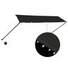 Retractable Awning with LED Lights 350*150 cm Anthracite