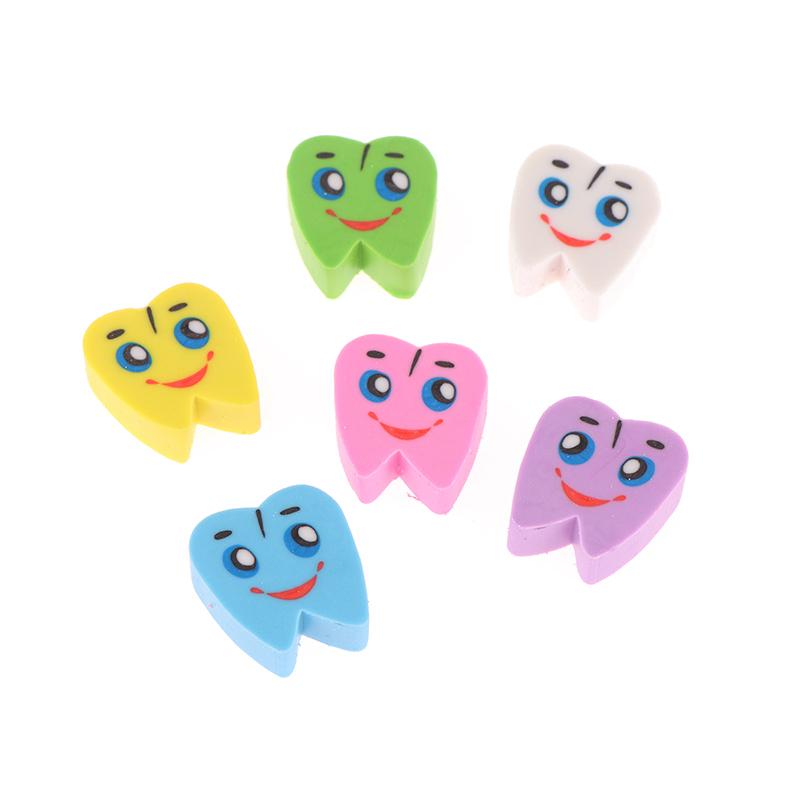 20 шт./упаковка резиновые ластики в форме моляра для зубов стоматологическая клиника школьный подарок студент резина