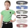 Kids Toddler Belt Elastic Adjustable Stretch Unisex Belts  Square Buckle