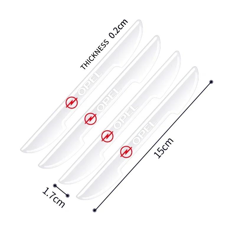 NPT1 4Pcs Car Door Edge Guards Anti-Scratch Protector For Opel astra h astra j g corsa insignia zafira b vectra c corsa d vivaro