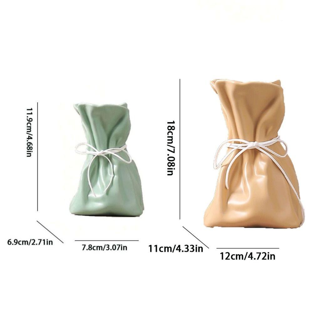 Minimalist Irregular Resin Vase Elegant Hydroponic Flower Pot Office Home Decoration