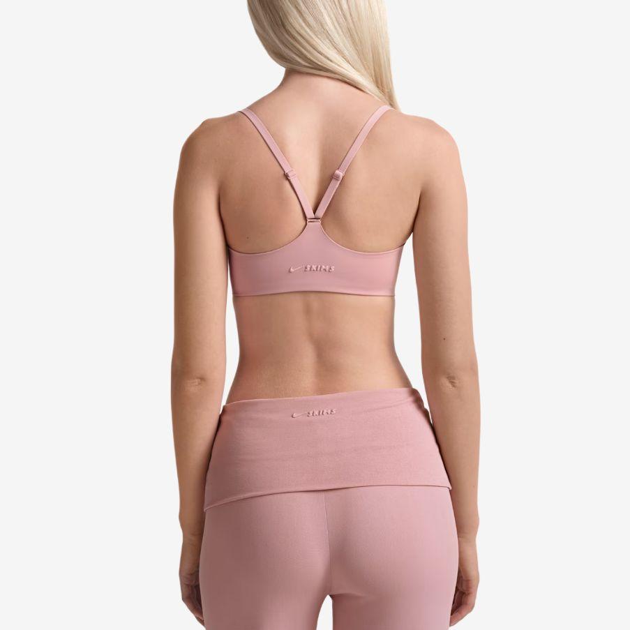 Nike X SKIMS Матовый спортивный бюстгальтер с технологией Dri-FIT, однотонный, плотно прилегающий, отводящий влагу, женское нижнее белье BRSPT5186W-HIM