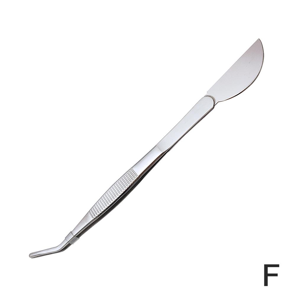 Грабли для корней из нержавеющей стали 304 2 в 1 с эргономичной ручкой, инструмент для обработки почвы, пинцет для суккулентов, бонсай