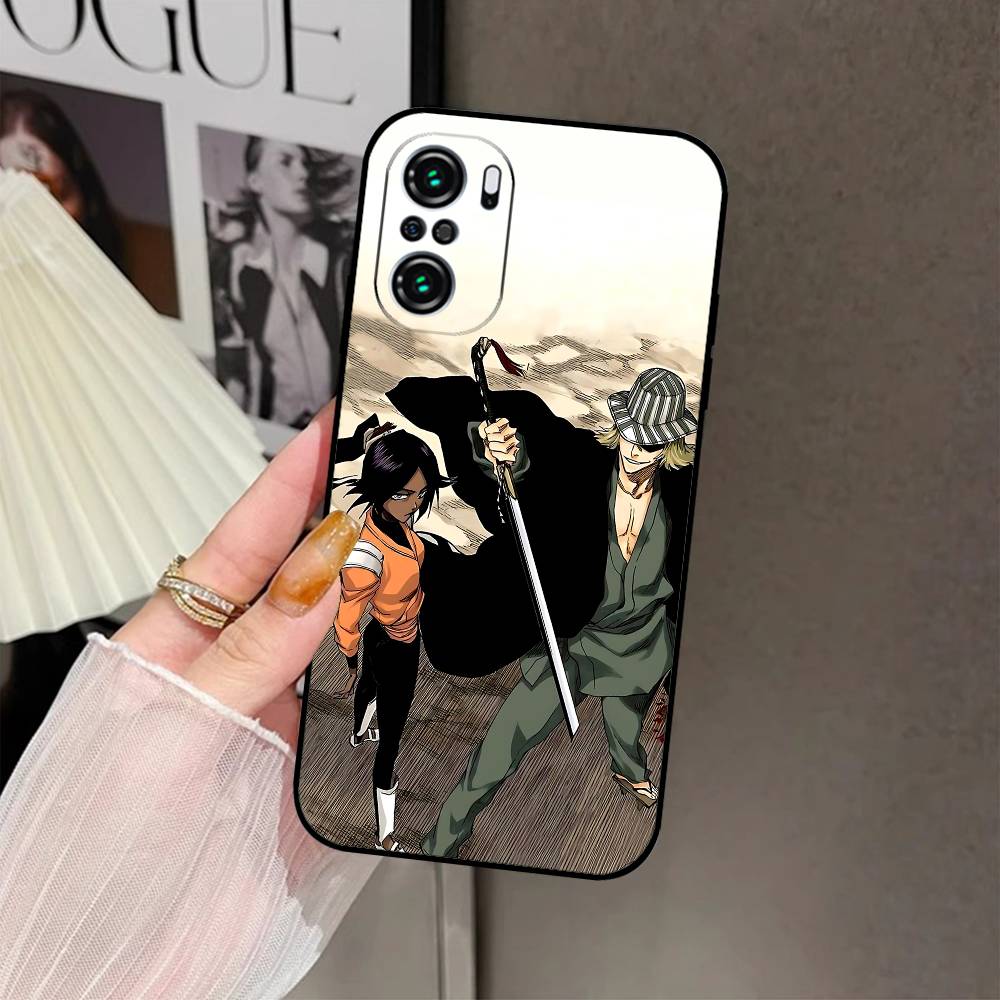 Чехол для телефона Bleach Anime Л-Кисуке Урахара Черный чехол для телефона для Xiaomi 11 12 Redmi Note 11 5G 8T 9A 9 10T Note8Pro Note9 12S Ultra