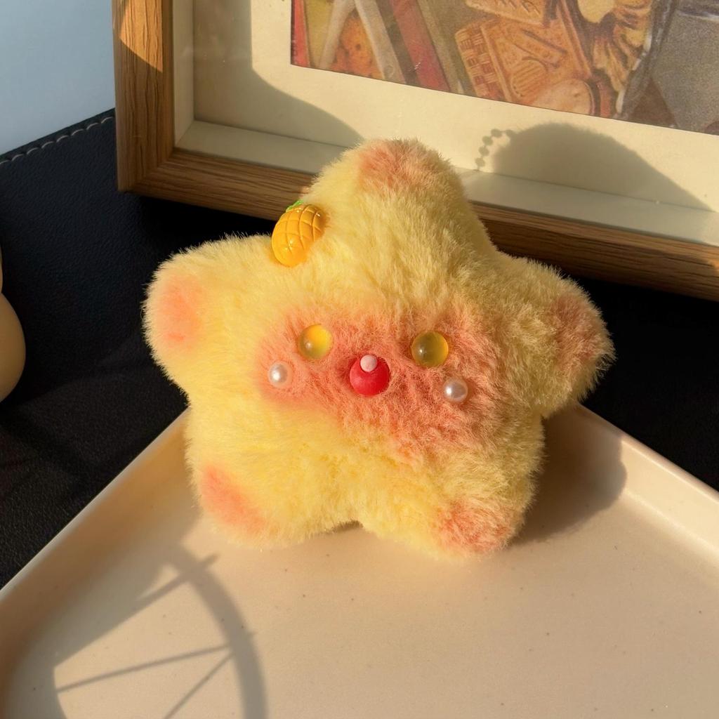 Звезда Пищалка Подвеска: Милый плюшевый брелок-подвеска, Идеально подходит для подарков и промо-акций на уличных прилавках