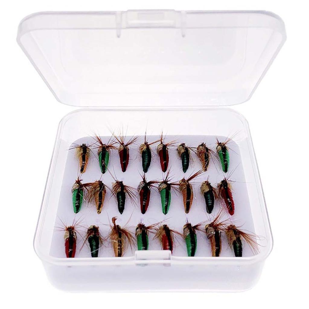 4/8/16/24 шт./кор., реалистичная нимфа, муха для ловли форели, нимфа, искусственная приманка для насекомых, приманка для ловли форели, нимфа, муха для рыбалки