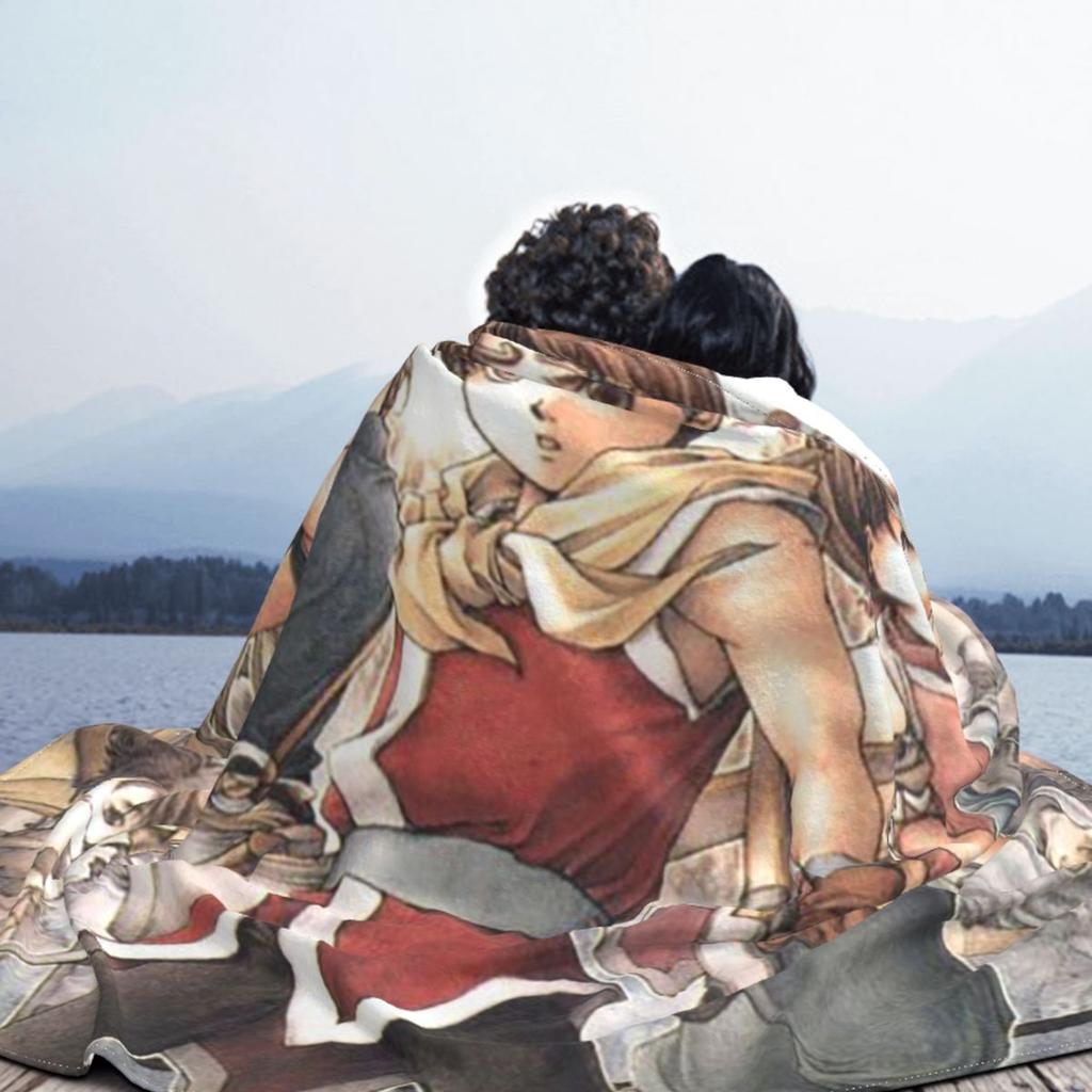 Genso Suikoden Лучшие RPG Одеяла винтажные игры Флис Смешные Теплые Пледы для Покрытия Кресла Украшения Дивана