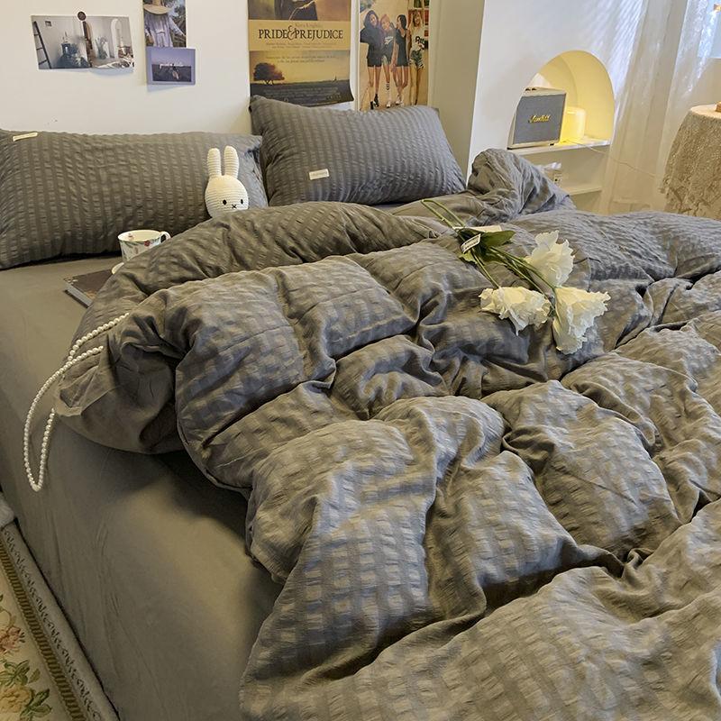 Пододеяльник в стиле принцессы с пузырьками, комплект постельного белья из четырех частей, комплект постельного белья для общежития