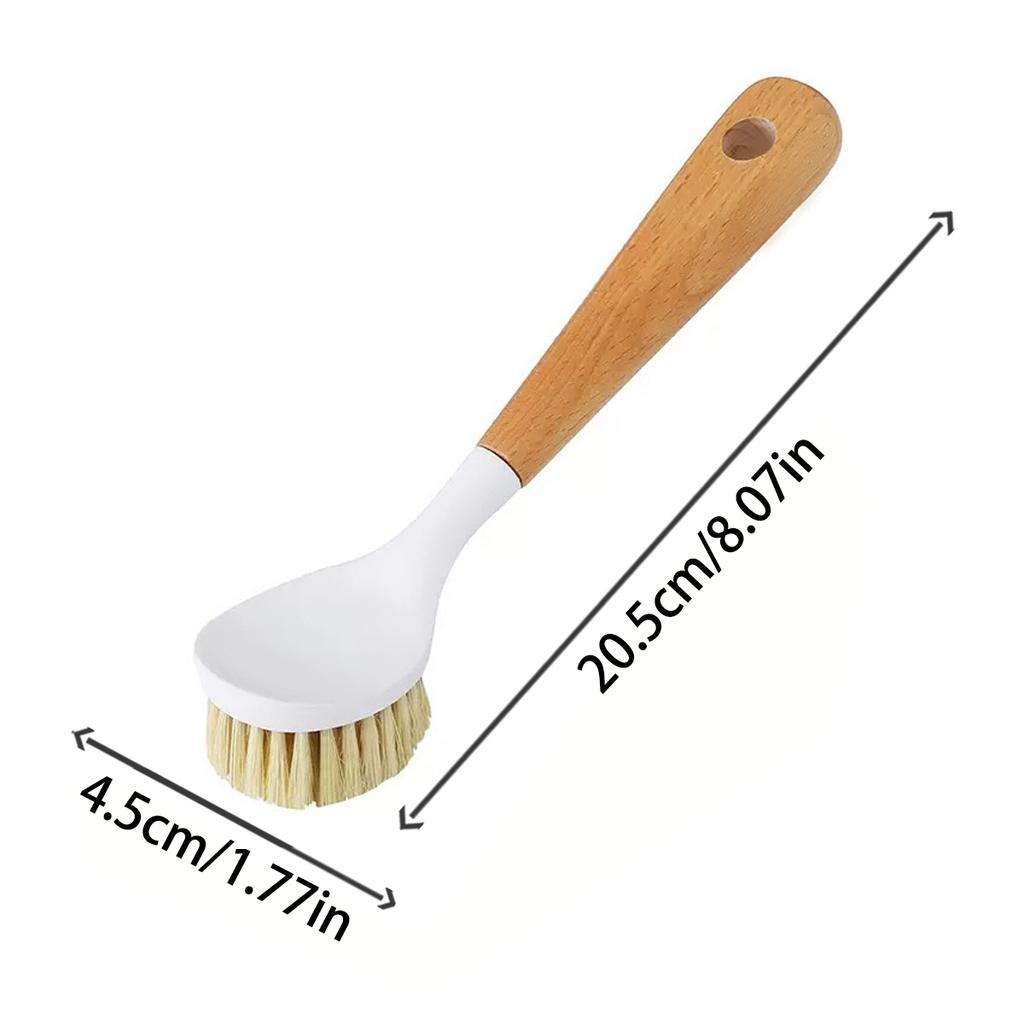 Бытовая кухонная щетка для мытья посуды с длинной ручкой не повреждает посуду и не прилипает к маслу, артефакт для мытья посуды ARI