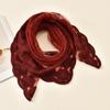 Versatile Floral Embroidery Scarf Floral Embroidery Hair Wrap  Women's  Headwear Accessory
