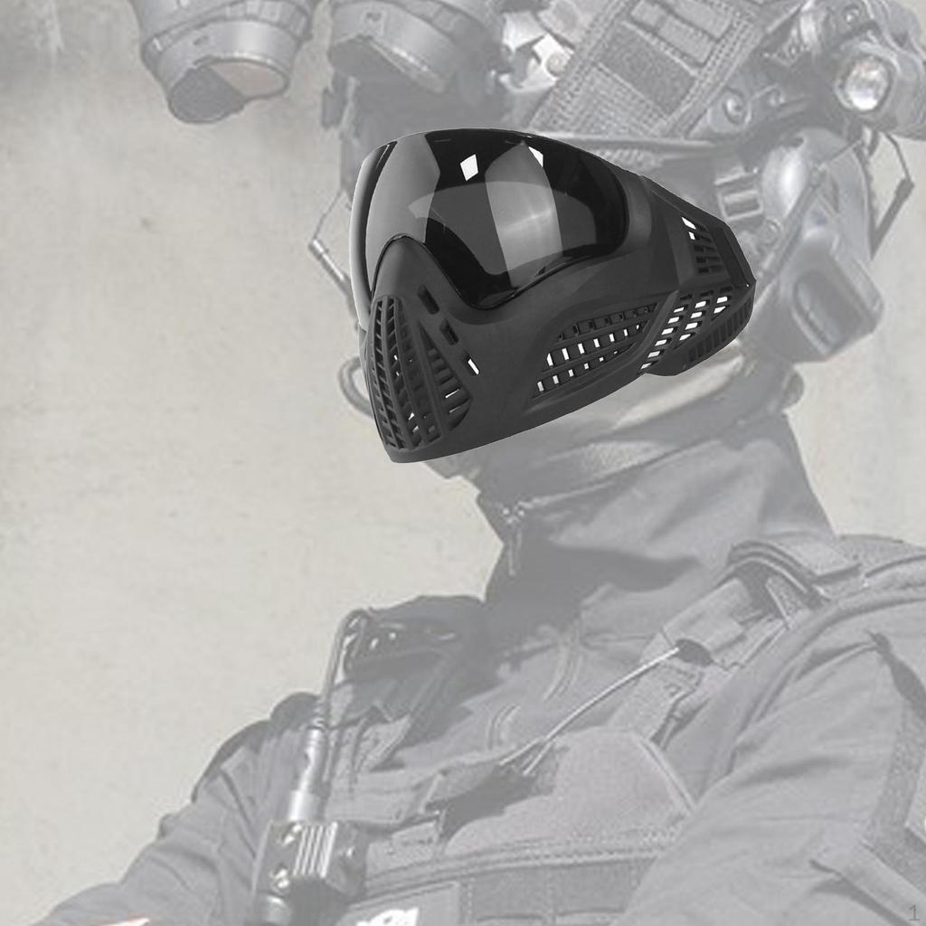 Аксессуары для наружной маски из ПК, дышащее оборудование, многофункциональное защитное снаряжение, защитная маска для лица