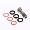 Стальной Тормозной Суппорт Мотоцикла Болт Бачок Тормоза Штуцер Спускного Винта M10x1.0мм 1.25мм для Круизных Мотоциклов