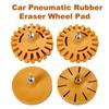 8/10Cm Car Pneumatic Rubber Wheel Eraser Car Sticker Paint Clean Auxiliary Tool