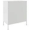 Sideboard White 68 x 39 x 79 cm Steel