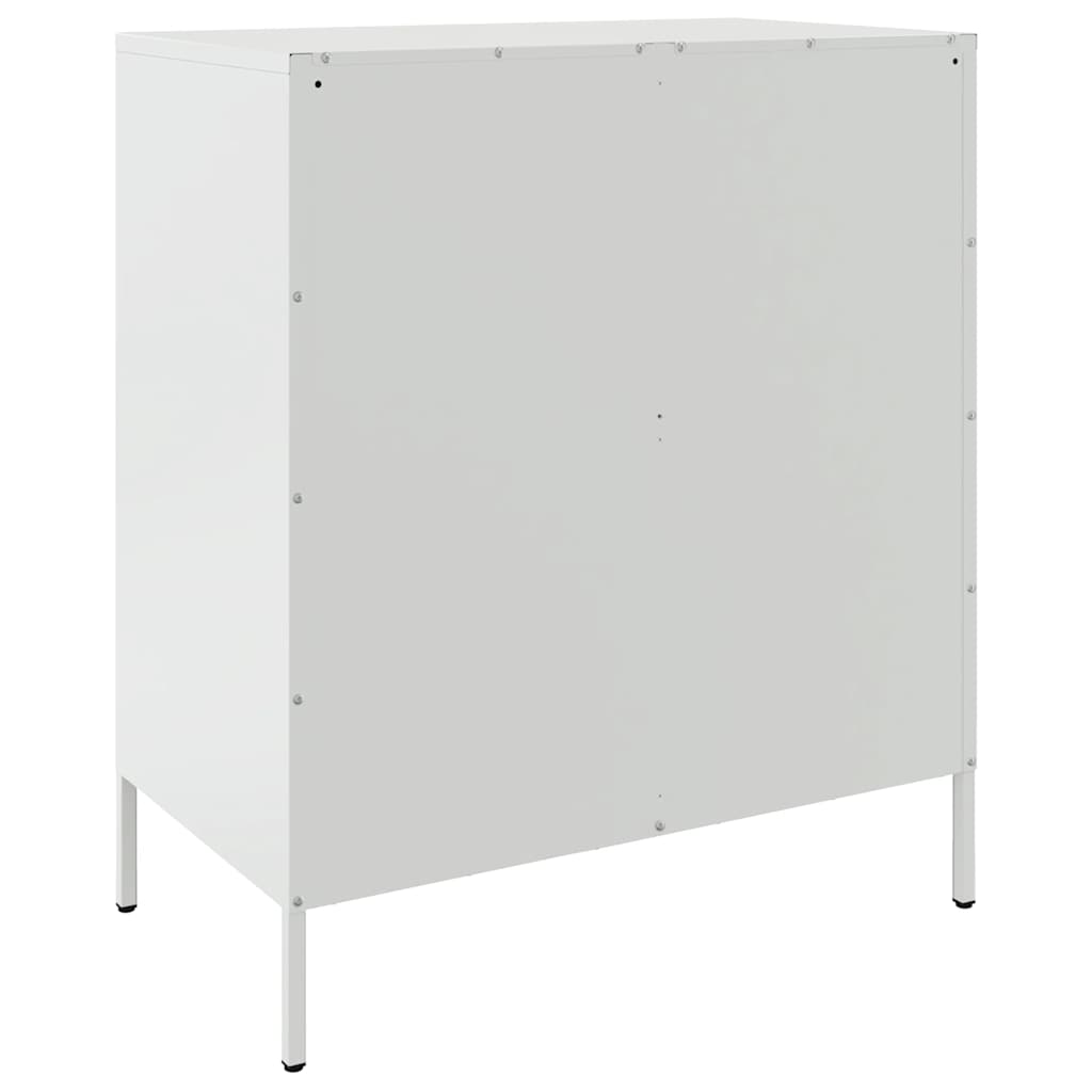 Sideboard White 68 x 39 x 79 cm Steel